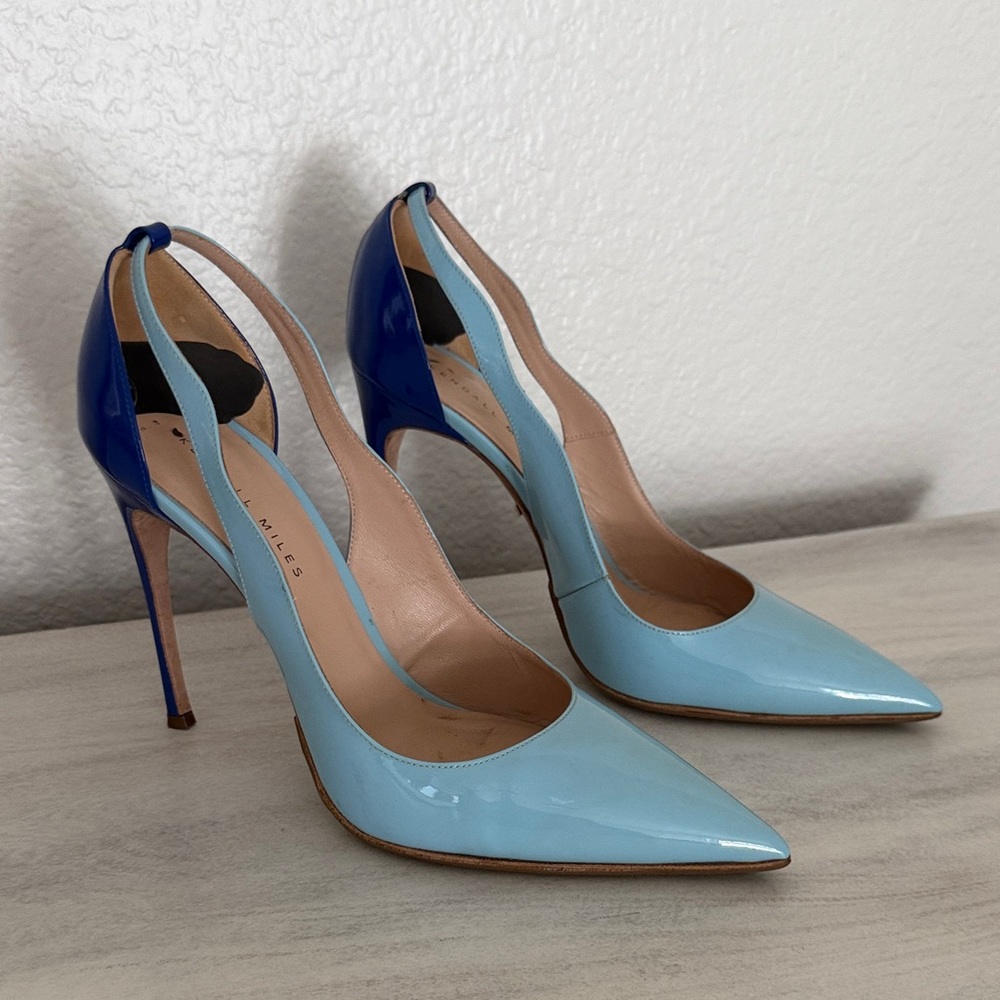 Kendall Miles Siren Elegant Blue Stiletto Heels Size 40 / 10
